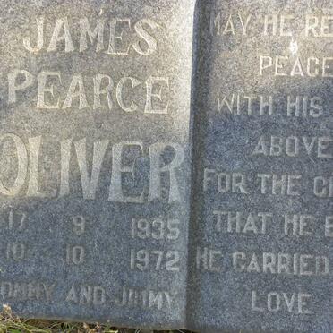 OLIVER James Pearce 1935-1972