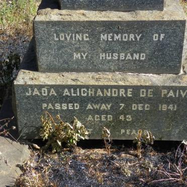 PAIVA Jaoa Alichandre, de -1941