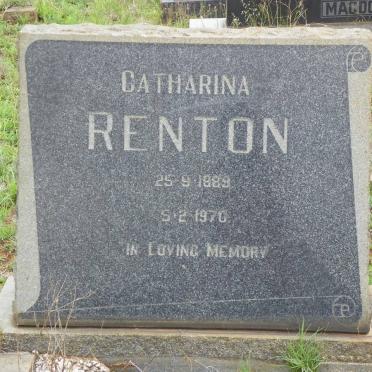 RENTON Catharina 1889-1970