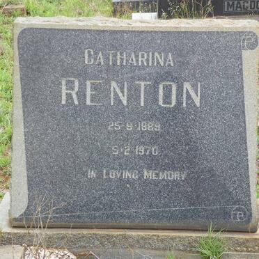 RENTON Catharina 1889-1970
