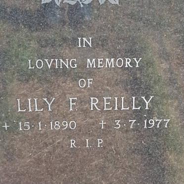 REILLY Lily F. 1890-1977