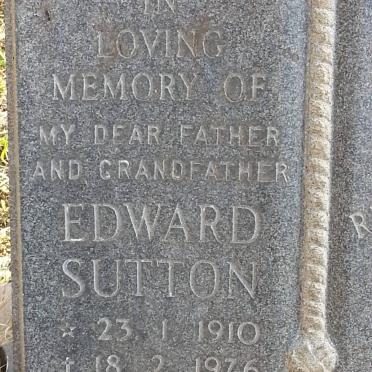 SUTTON Edward 1910-1976
