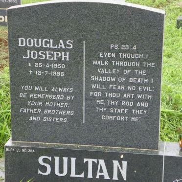 SULTAN Douglas Joseph 1950-1996