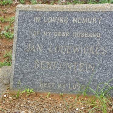 SERFONTEIN Jan Lodewickus