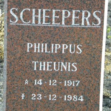 SCHEEPERS Philippus Theunis 1917-1984