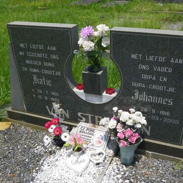 STRAATEN Johannes, van 1916-2000 &amp; Katie 1921-1993 :: POHL C.J. 1951-2013