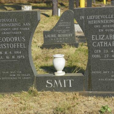 SMIT Theodorus Christoffel 1914-1975 & Elizabeth Catharina 1917-1982