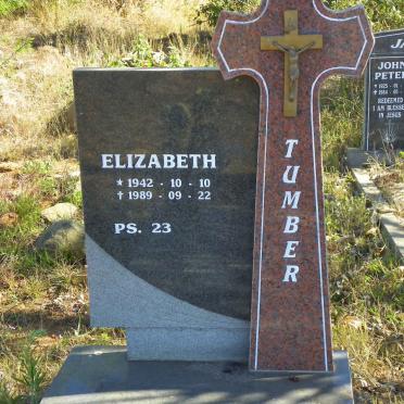 TUMBER Elizabeth 1942-1989