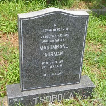 TSOBOLA Magombane Norman 1952-1995