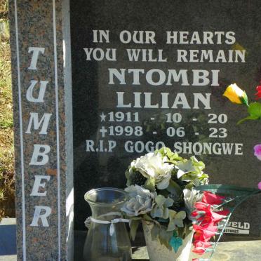 TUMBER Ntombi Lilian 1911-1998