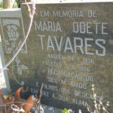 TAVARES Maria Odete 1936-1986