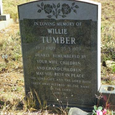 TUMBER Willie 1909-1979