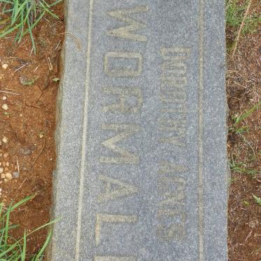 WORMALD Dorothy Agnes