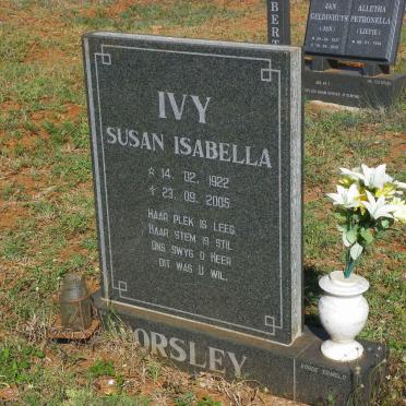 WORSLEY Ivy Susan Isabella 1922-2005