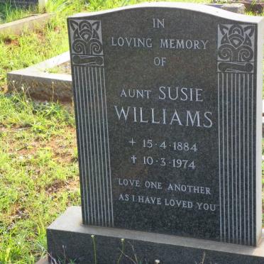 WILLIAMS Suzie 1884-1974