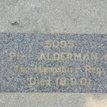 ALDERMAN C. -1901
