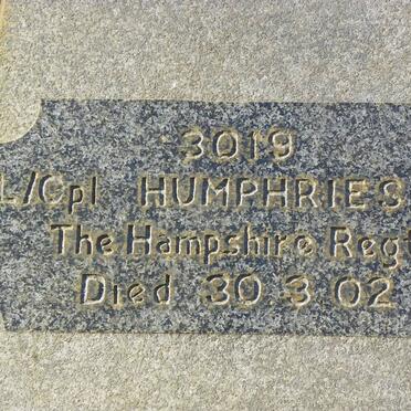 HUMPHRIES G. -1902