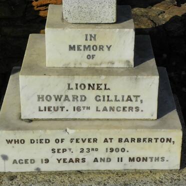 GILLIAT Lionel Howard -1900