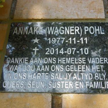 POHL Annake nee WAGNER 1977-2014