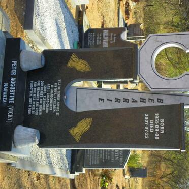 BEHARRIE Peter Augustine 1951-2007