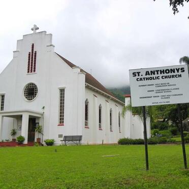 Mpumalanga, BARBERTON, St. Anthony's Catholic Church, Memorial wall