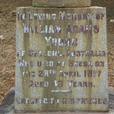 YOUNG William Adams -1917