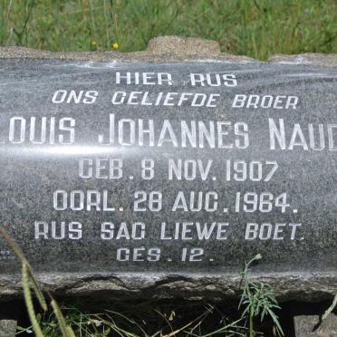 NAUDÈ Louis Johannes 1907-1964