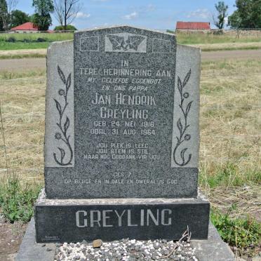 GREYLING Jan Hendrik 1916-1964