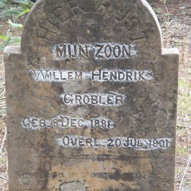GROBLER Willem Hendrik 1881-1901