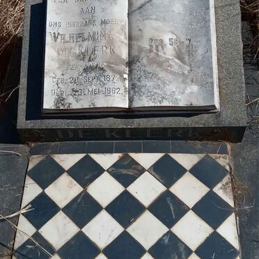 KLERK Wilhelmina I., de 1872-1962