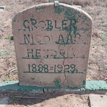 GROBLER Nicolaas Hendrik 1898-1929