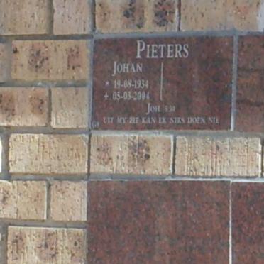 PIETERS Johan 1934-2004