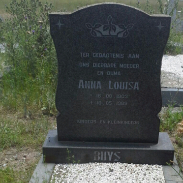 BUYS Anna Louisa 1903-1989