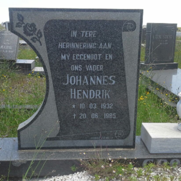 GROBLER Johannes Hendrik 1932-1985