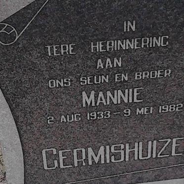 GERMISHUIZEN Mannie 1933-1982