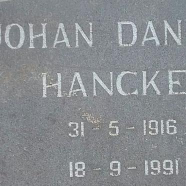 HANCKE Johan Daniel 1916-1991