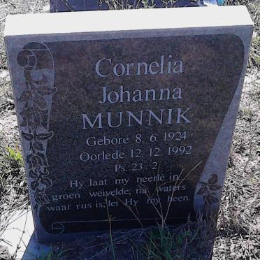 MUNNIK Cornelia Johanna 1924-1992