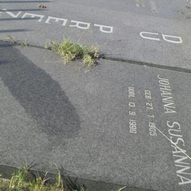 PREEZ Johanna Susanna, du 1905-1990