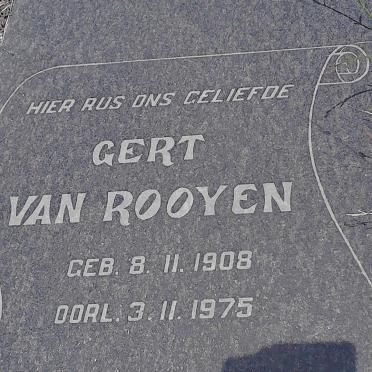 ROOYEN Gert, van 1908-1975