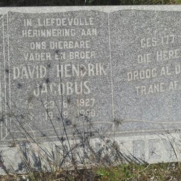 REY David Hendrik Jacobus, de la 1927-1990