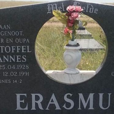 ERASMUS Christoffel Johannes 1928-1991 &amp; Elizabeth Magdalena 1928-2013