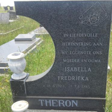 THERON Isabella Fredrieka 1929-1985