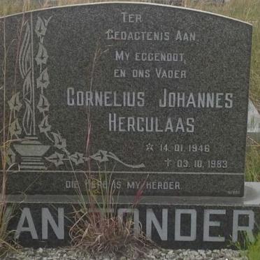 TONDER Cornelius Johannes Herculaas, van 1946-1983
