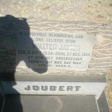 JOUBERT Walter James 1924-1954