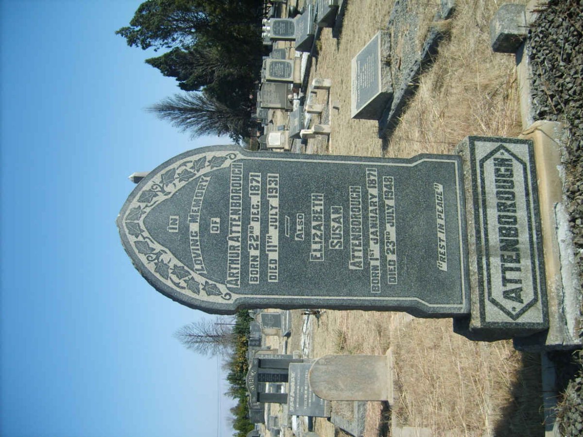 ATTENBOROUGH Arthur 1871-1931 & Elizabeth Susan 1871-1948
