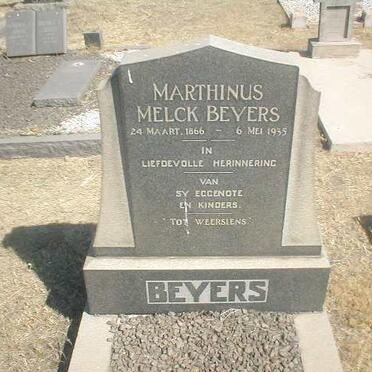 BEYERS Marthinus Melck 1866-1935