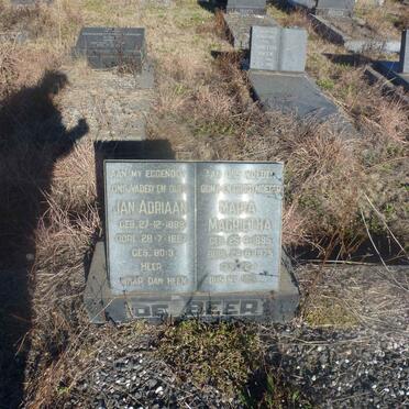 BEER Jan Adriaan, de 1889-1967 & Maria Magrietha 1895-1975 