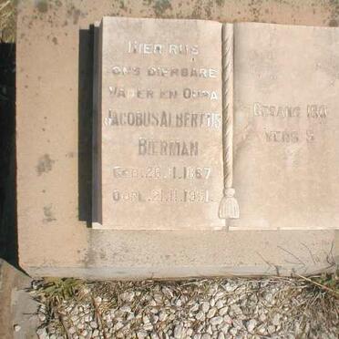 BIERMAN Jacobus Albertus 1867-1951