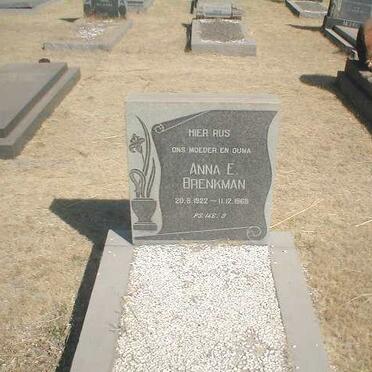 BRENKMAN Anna E. 1922-1968