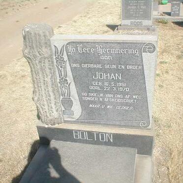 BOLTON Johan 1951-1970